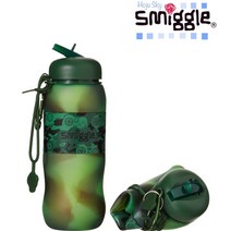 스미글 [사은품 증정]스미글 물통 호주 정품, [실리콘 물통-golly 카키]600mL
