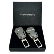 카블랙 기아 안전벨트 연장 클립 버클 2개 세트 박스포장 선물용 악세사리, 아이어맨형 2P 세트