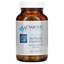 메타볼릭 메인터넌스 완충 비타민 C 바이오플라보노이드 500 mg 100 캡슐