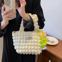 연이랜드 플라워 팬던트 구름백 토트백 핸드백