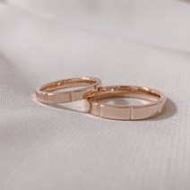 커플반지 링 Couple Ring 티타늄 Titanium 8mm Gold + Multi YOU & I +선물케이스 보증서