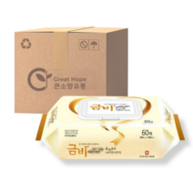 금비 엠보싱 물티슈 60매 1팩, 60매입, 1개