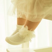 걸음마신발 엔젤 화이트 여아 유아신발 편안한 아기신발 유아양말 보행기신발