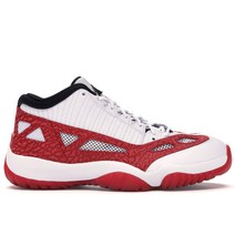 [정품] 조던 11 레트로 로우 IE 화이트 짐레드 Jordan Retro Low 