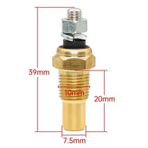 52mm 자동차 차량용 수온 게이지 온도 표시기 디지털 미터 + 센서 트럭 해양 보트용, 07 Sensor