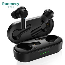 런메시 Runmecy 무선 블루투스 이어폰 TWS W20, 화이트