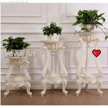 Yuyu Art화이트 사이드 원형 엔틱 현관 미니 콘솔 협탁 유럽, 39x92 골드