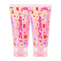 핑거스푼 닥터닥터 투명 키즈 치약 70g, 2개