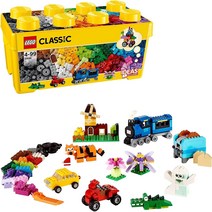 레고 (LEGO) 클래식 노란색 아이디어 박스 플러스 10696 장난감 블록 보석 공예 소년 소녀 4-99 세, 한개옵션0