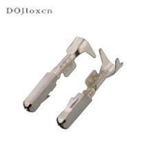 터미널 0.6 MM 자동차 ECU 플매트 카펫 러그 콜드 프레스 배선 주석 도금 남성 여성 커넥터 DJ615YB-0.6A 928999-1, [03] female, [05] 500 sets
