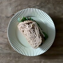 오반자이 라플리츠 브런치 접시 23cm 일본 그릇 식기 레트로식기 북유럽스타일그릇 빈티지접시 고급스러운접시 도자기그릇, 오반자이 라플리츠 브런치 접시 23cm[레몬]