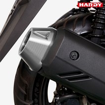 하디 혼다 PCX125 2021-2023 전용 머플러 앤드캡 튜닝, 블랙