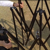 [조은마켓] 2mX2m 2.5mX2.5m 3mX2m 3mX3m 3mX4.5m 3X6m 천막 프레임만 기둥만 캐노피 자바라 지붕미포함, 1개, 2.5mX2.5m 프레임
