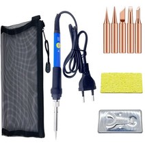 리워크 스테이션 리워크스테이션 리워크장비 세트 장비 열풍 인두 솔더링 납땜 리웍스테이션 온도 조절식 전기 다리미 용접 재작업 열 연필 팁 수리 220V 60W 80W, 10.110V US Plug - Kit-2