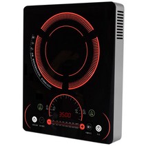 전기 버너 하이라이트 1구 2구 인덕션 쿠커 3500 8 기어 가정용 에너지 절약 저어 튀김 냄비 상업용 배터리 스토브 특별 제공, 01 빨간, 미국