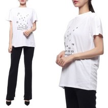 [메종마틴마르지엘라] [명품] 22FW 여성 넘버 로고 반팔티셔츠 S51GC0516S228