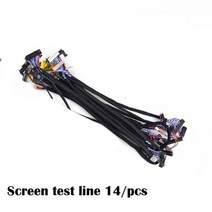 6 세대 T 80S 노트북 TV LCD LED 테스트 도구 키트 세트 패널 테스터 지원 7 84 인치 LVDS 인터페이스 15 스크린 라인, CHINA, 14 Screen cables