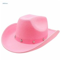 카우보이모자 카우보이 모자 페도라 카우걸 신부 파티 소품 여성 독신 디스코 드레스 생산자 직배송