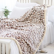 레오파드 호피무늬 밍크 담요 150 x 200