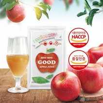 청송꿀 사과즙 30포 1박스 소량팩 1달용 HACCP/어린이기호식품 인증, 1개