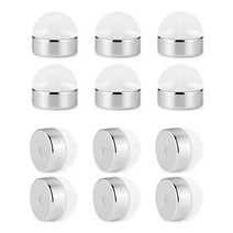 12x/set hypoallergenic 안전 고무 귀걸이 스터드 귀걸이 후프