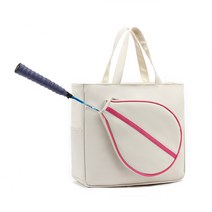 테니스 가방 슬링백 백팩 토트백 배드민턴 라켓 스포츠백팩 경량 배드민턴가방 핑크, white badminton bag