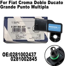 0281002437 오리지널 박스 맵 흡기 공기압 센서 0281006076 93171176 Fiatt Ford Volvoo용 신제품
