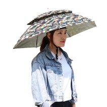전기킥보드 휴대용 비 우산 모자 육군 녹색 Foldable 야외 Pesca 태양 그늘 방수 캠핑 낚시 쓰고 있죠 비치, 03 Camouflage