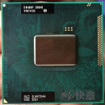 I5750인텔 코어 i52410M i5 SR04B 2.3 GHz 듀얼 쿼드 스레드 CPU 프로세서 3M 35W 소켓 G2 rPGA988B, 한개옵션0