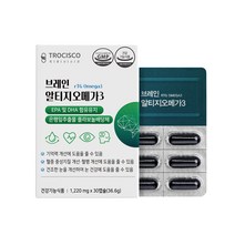수험생 눈건강 기억력 브레인 RTG 오메가3 30캡슐 알티지 은행잎추출물 홍삼농축액 분말