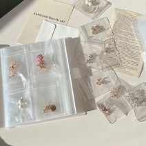 이어리아 악세사리 변색방지/ 투명 귀걸이북 + 폴리백 세트, 귀걸이북 160칸 + 폴리백(50개)세트