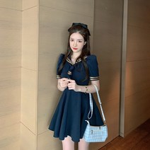 핸더 블루마린 원피스 여성원피스 미니원피스