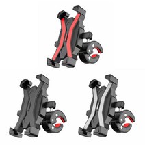 창대 자전거 오토바이 바이크 전동킥보드 핸드폰 휴대폰 거치대, 1개, 블랙