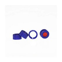 ALWSCI 9425 셉타가 있는 나사산 캡 흰색 PTFE빨간색 실리콘 셉타 100개p, 1000PCS, Blue/White PTFE/Red Silicone S