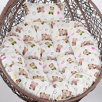 매트 1인용 그네의자쿠션 라탄 커버 빈백소파 분리세탁, AQ