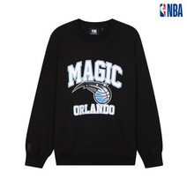 [빠른출고]/NBA ORL 아치형 팀레터링 맨투맨블랙