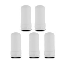 5PCS / 부지 Waterfilter 카트리지 Kubichai 주방 수도꼭지 수돗물 정수기 활성탄 수돗물하기 Filtros 필터를 장착, 보여진 바와 같이, 하나