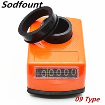 수직 시계 방향 0-9999 범위 09 유형 선반 용 디지털 위치 표시기 20mm 샤프트 보어 구멍 카운터, 12 0912-4.0E-20-O-A