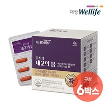 대상웰라이프 울트라더블업 제2의 봄 60캡슐 x6박스, 상세설명 참조, 없음