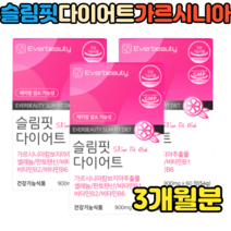 가르시니아 슬림핏다이어트 체지방다운 판토텐산 탄수화물컷팅제 체지방 내장지방 감소 3개월분 30대 여성 주부 허벅지살 팔뚝살 턱밑살 단기간다이어트 체지방량감소 셀레늄 차전자피분말