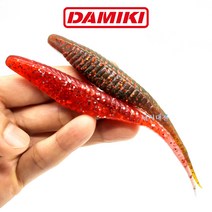 다미끼 아머쉐드 5인치 투톤 광어 우럭 다운샷 웜, 304 (워터멜론 블랙)