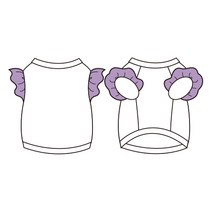 코코앤 디자인 강아지옷 패턴 도안 도면 옷본, A05.어깨 프릴티