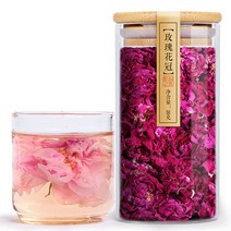 큰 장미 말린 꽃차 여성 건강 미용차, 장미 크라운 1병 20g