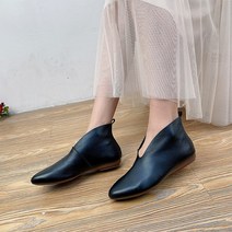이끼당 캐주얼 소가죽 가볍고 편한 플랫슈즈