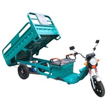 농업용 운반차 리어카 전동 농촌 크롤러 농장 동력, 60V, 1.3 x 0.9 미터 캐리어 + 60V38A 배터리