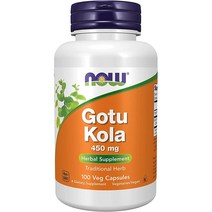 나우푸드 GOTUKOLA 고투콜라 추출물 450mg 100베지캡슐, 100캡슐