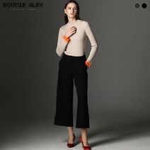 [보니알렉스] (BONNIE ALEX) 아젠다 밴딩 세미 와이드 슬렉스 (택가격:10900