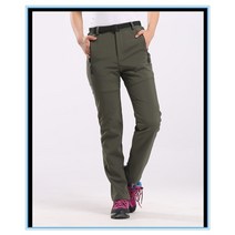 남성 낚시 바지 방한 방풍 윈드스토퍼 팬츠 방수 바다낚시 옷 등산용 하의 오토바이 방한복nuoneko 새로운 남성 여성 양털 softshell 캠핑 하이킹 야외 스포츠, 아시아 크기 xl, 여자 군대 녹색