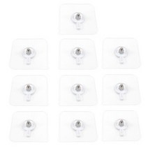 NaOBee 무타공 접착식 나사 볼트 후크 10P, 10개
