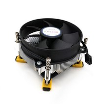 90MM CPU팬 인텔 메인보드 전원4핀 공랭 쿨러 구리스 튜닝 PC 컴퓨터 조립 쿨링팬 검퓨터, 단품, 본상품선택